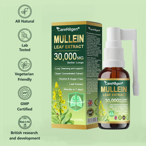 𝗢𝗳𝗳𝗶𝗰𝗶𝗮𝗹 | C𝐚r𝐞R𝐞g𝐞n® 𝐎r𝐠a𝐧i𝐜 𝐋u𝐧g C𝐥e𝐚n𝐬i𝐧g M𝐮l𝐥e𝐢n L𝐞a𝐟 𝐄x𝐭r𝐚c𝐭 𝐒p𝐫a𝐲 🌾🥬 𝐂𝐥𝐢𝐧𝐢𝐜𝐚𝐥𝐥𝐲 𝐩𝐫𝐨𝐯𝐞𝐧, 𝐡𝐢𝐠𝐡𝐥𝐲 𝐜𝐨𝐧𝐜𝐞𝐧𝐭𝐫𝐚𝐭𝐞𝐝 𝐟𝐨𝐫𝐦𝐮𝐥𝐚 𝐭𝐡𝐚𝐭 𝐫𝐞𝐥𝐢𝐞𝐯𝐞𝐬 𝐜𝐨𝐮𝐠𝐡, 𝐩𝐡𝐥𝐞𝐠𝐦, 𝐚𝐬𝐭𝐡𝐦𝐚 & 𝐂𝐎𝐏𝐃 — 𝐛𝐫𝐞𝐚𝐭𝐡𝐞 𝐞𝐚𝐬𝐢𝐞𝐫, 𝐟𝐚𝐬𝐭𝐞𝐫.
