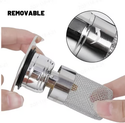 Last Day Promotion 49% OFF🔥🐳Pop Up Sink Drain Strainer----Removes odors and prevents blockages