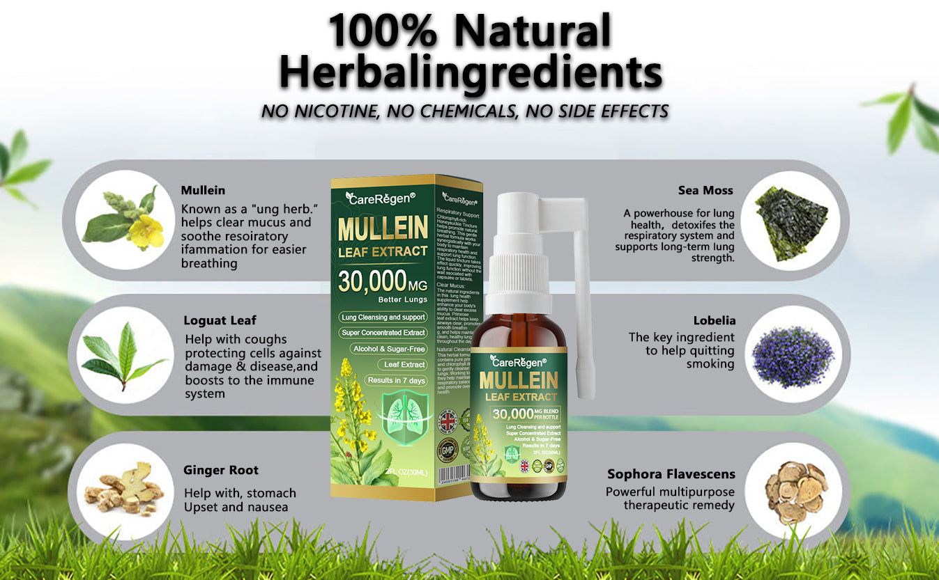 𝗢𝗳𝗳𝗶𝗰𝗶𝗮𝗹 | C𝐚r𝐞R𝐞g𝐞n® 𝐎r𝐠a𝐧i𝐜 𝐋u𝐧g C𝐥e𝐚n𝐬i𝐧g M𝐮l𝐥e𝐢n L𝐞a𝐟 𝐄x𝐭r𝐚c𝐭 𝐒p𝐫a𝐲 🌾🥬 𝐂𝐥𝐢𝐧𝐢𝐜𝐚𝐥𝐥𝐲 𝐩𝐫𝐨𝐯𝐞𝐧, 𝐡𝐢𝐠𝐡𝐥𝐲 𝐜𝐨𝐧𝐜𝐞𝐧𝐭𝐫𝐚𝐭𝐞𝐝 𝐟𝐨𝐫𝐦𝐮𝐥𝐚 𝐭𝐡𝐚𝐭 𝐫𝐞𝐥𝐢𝐞𝐯𝐞𝐬 𝐜𝐨𝐮𝐠𝐡, 𝐩𝐡𝐥𝐞𝐠𝐦, 𝐚𝐬𝐭𝐡𝐦𝐚 & 𝐂𝐎𝐏𝐃 — 𝐛𝐫𝐞𝐚𝐭𝐡𝐞 𝐞𝐚𝐬𝐢𝐞𝐫, 𝐟𝐚𝐬𝐭𝐞𝐫.