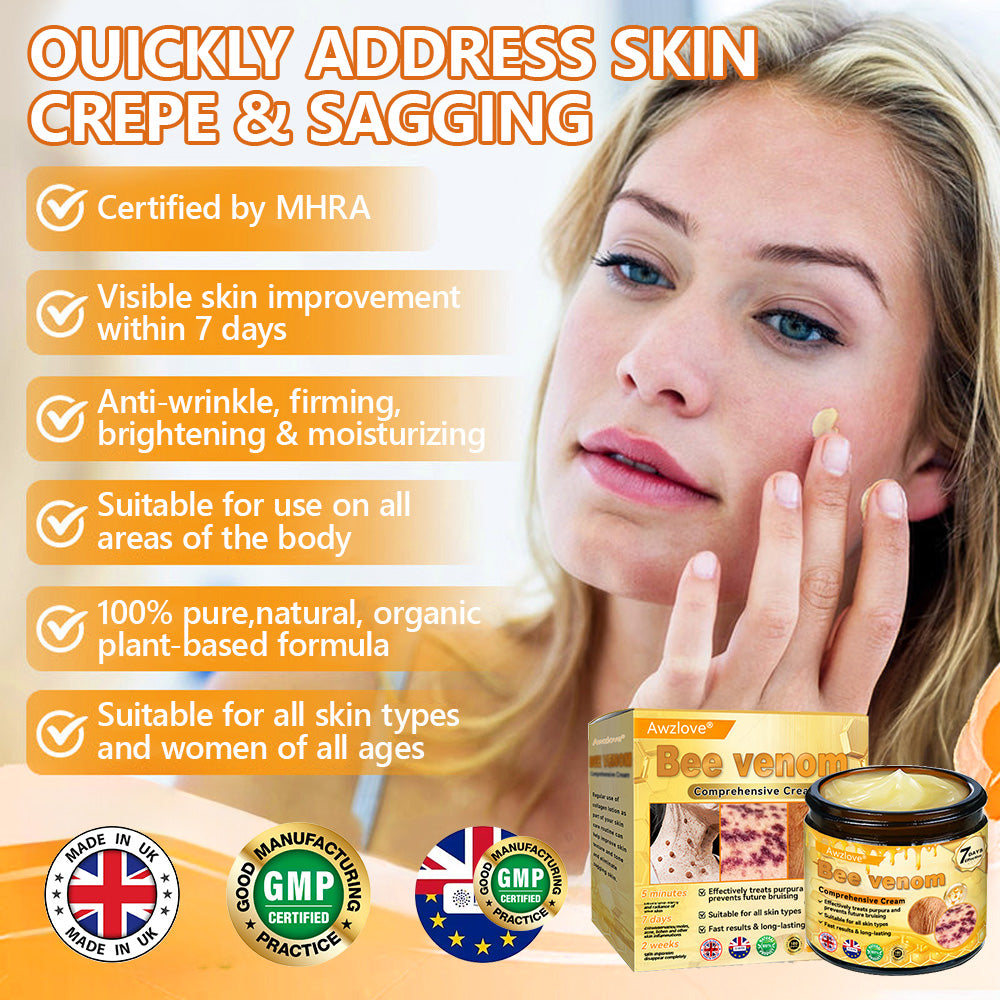 Made and Shipped from the UK ✅ 𝐀𝐖𝐙𝐋𝐎𝐕𝐄® Bee venom Comprehensive Cream 🔥 LAST DAY 80% OFF 🐝