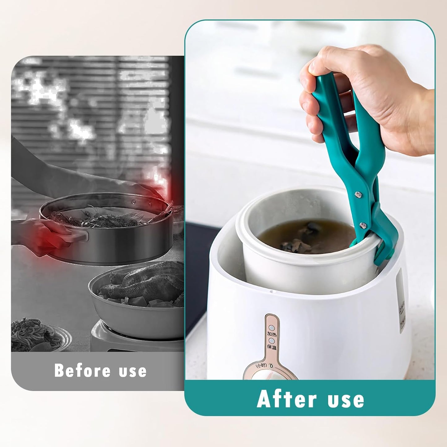 This Week's Special Offer 60% OFF✨🔥🐳Multi-Purpose Anti-Scald Bowl Holder Clip for Kitchen