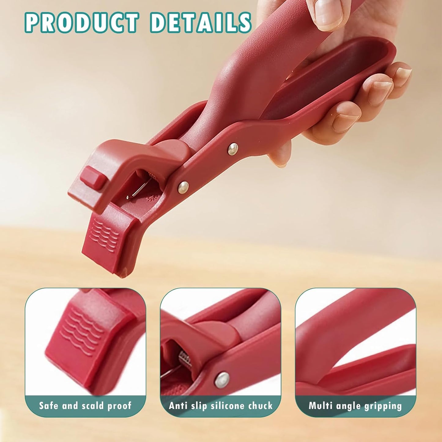 This Week's Special Offer 60% OFF✨🔥🐳Multi-Purpose Anti-Scald Bowl Holder Clip for Kitchen