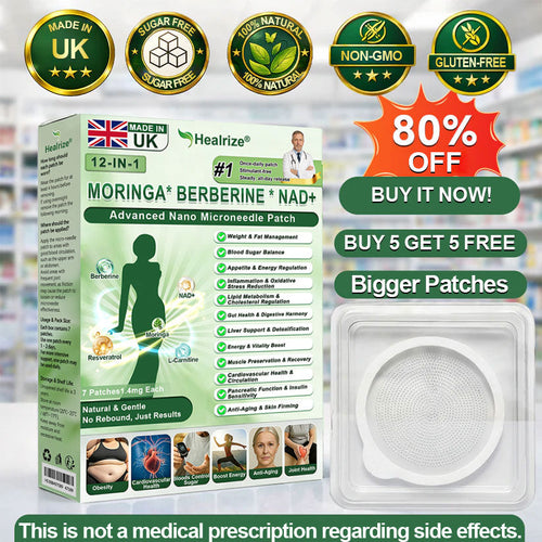 𝑶𝒇𝒇𝒊𝒄𝒊𝒂𝒍 𝑺𝒕𝒐𝒓𝒆| 👩‍⚕️𝐇e𝐚l𝐫i𝐳e®𝟏2-i𝐧-𝟏 M𝐨r𝐢n𝐠a * B𝐞r𝐛e𝐫i𝐧e * N𝐀D+ 𝐀d𝐯a𝐧c𝐞d N𝐚n𝐨 𝐌i𝐜r𝐨n𝐞e𝐝l𝐞 𝐏a𝐭c𝐡 (𝐎𝐧𝐜𝐞 𝐃𝐚𝐢𝐥𝐲, 𝐯𝐢𝐬𝐢𝐛𝐥𝐞 𝐜𝐡𝐚𝐧𝐠𝐞𝐬 𝐢𝐧 𝟕 𝐝𝐚𝐲𝐬）🏵️F𝐨r 𝐎𝐛𝐞𝐬𝐢𝐭𝐲, 𝐋o𝐨s𝐞 𝐒k𝐢n, 𝐃𝐢𝐚𝐛𝐞𝐭𝐞𝐬, 𝐒𝐥𝐞𝐞𝐩 𝐀𝐩𝐧𝐞𝐚, 𝐀𝐧𝐝 𝐉𝐨𝐢𝐧𝐭 𝐈𝐬𝐬𝐮𝐞𝐬🏵️