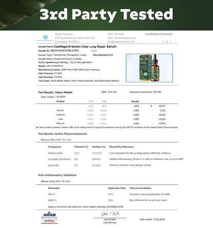𝗢𝗳𝗳𝗶𝗰𝗶𝗮𝗹 | 𝗖𝗮𝗿𝗲𝗥𝗲𝗴𝗲𝗻® 𝗢𝗿𝗴𝗮𝗻𝗶𝗰 𝗟𝘂𝗻𝗴 𝗖𝗹𝗲𝗮𝗻𝘀𝗶𝗻𝗴 𝗠𝘂𝗹𝗹𝗲𝗶𝗻 𝗟𝗲𝗮𝗳 𝗘𝘅𝘁𝗿𝗮𝗰𝘁 𝗗𝗿𝗼𝗽𝘀 🌾🌻𝐂𝐥𝐢𝐧𝐢𝐜𝐚𝐥𝐥𝐲 𝐩𝐫𝐨𝐯𝐞𝐧, 𝐡𝐢𝐠𝐡𝐥𝐲 𝐜𝐨𝐧𝐜𝐞𝐧𝐭𝐫𝐚𝐭𝐞𝐝 𝐟𝐨𝐫𝐦𝐮𝐥𝐚 𝐭𝐡𝐚𝐭 𝐫𝐞𝐥𝐢𝐞𝐯𝐞𝐬 𝐜𝐨𝐮𝐠𝐡, 𝐩𝐡𝐥𝐞𝐠𝐦, 𝐚𝐬𝐭𝐡𝐦𝐚 & 𝐂𝐎𝐏𝐃 — 𝐛𝐫𝐞𝐚𝐭𝐡𝐞 𝐞𝐚𝐬𝐢𝐞𝐫, 𝐟𝐚𝐬𝐭𝐞𝐫.